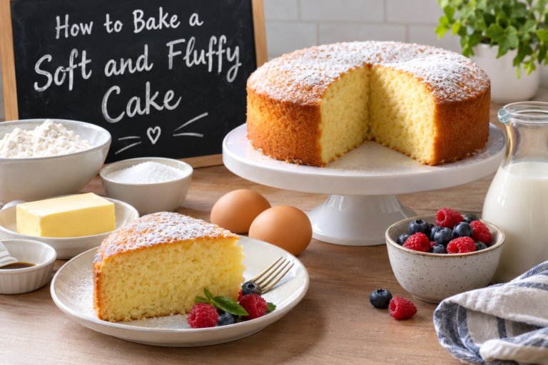How to Bake a Soft and Fluffy Cake